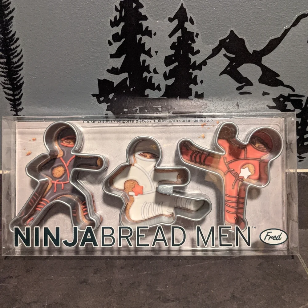 Fred Ninja Bread Men Cookie Cutters